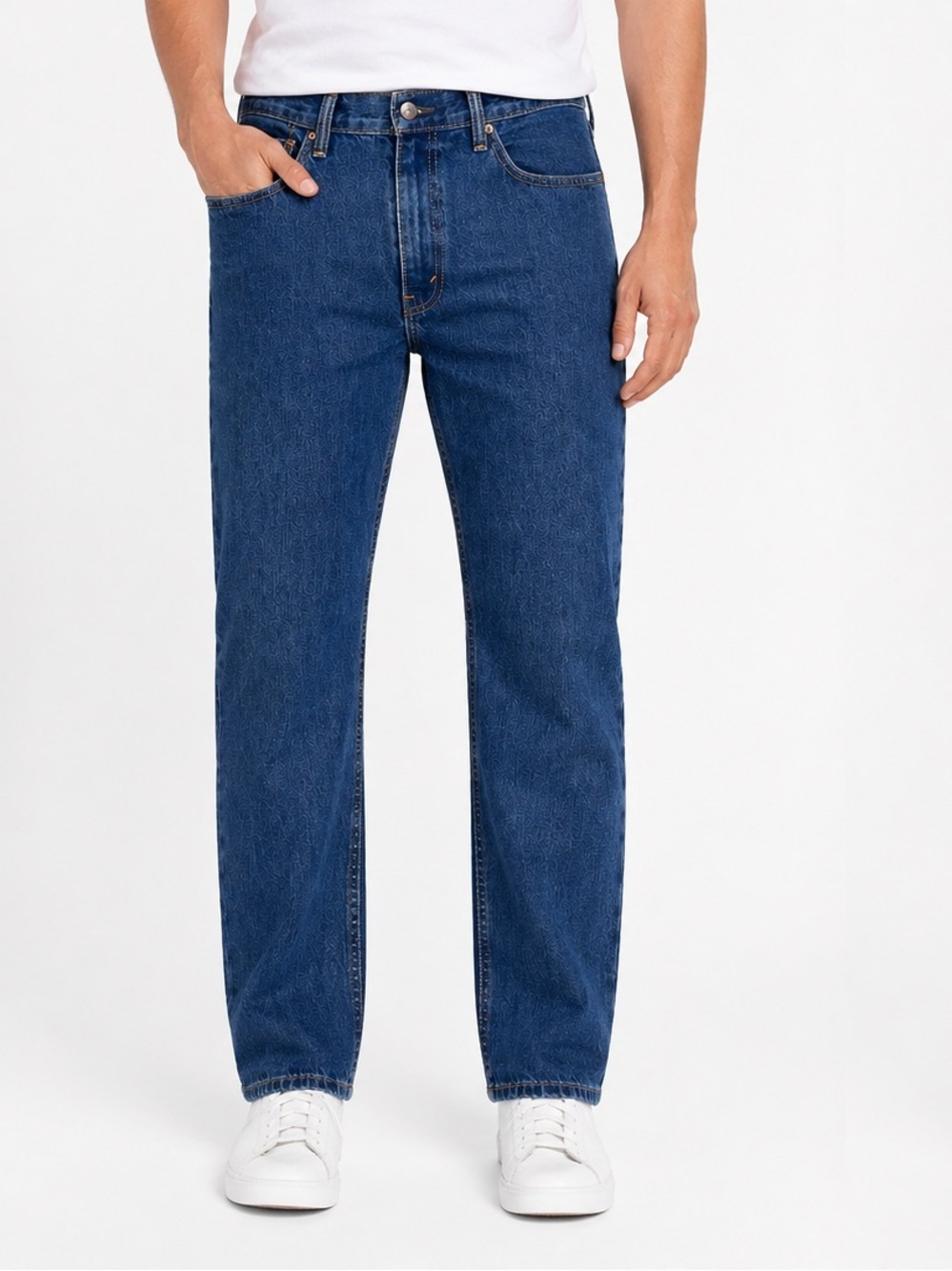 Levi’s 514 Straight Fit Jeans Men’s 38x30 Blue Medium Wash Classic Denim